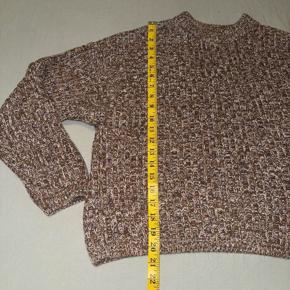 Universal Thread Textured Tan Crew Neck Sweater - Picture 6 of 7